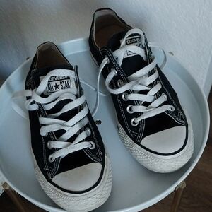Converse Black and White All Star Sneakers